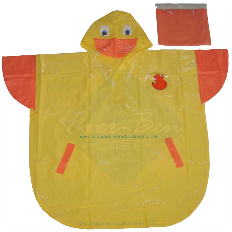 PVC rain cape poncho-rain cape rainwear-pvc rain gear-cute rain ponchos-childrens rain pnocho 